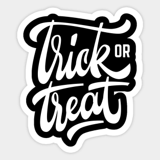 Trick or Treat Sticker